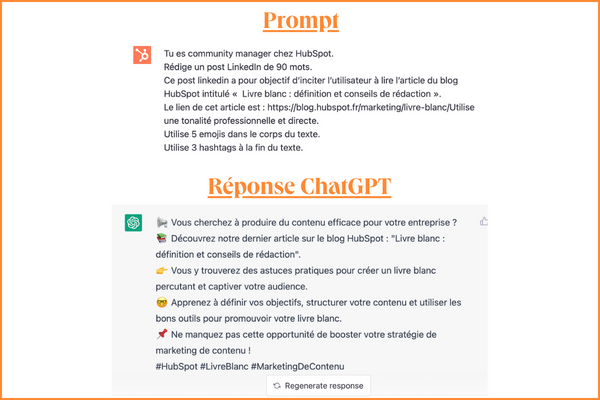 idée de post linkedin avec chatgpt