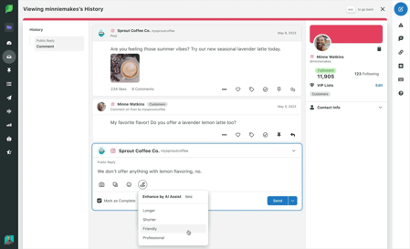 interface sprout social