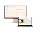 Guide et modèle gratuits : page de destination