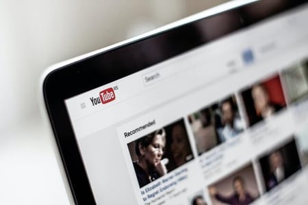 page d'accueil youtube sur pc