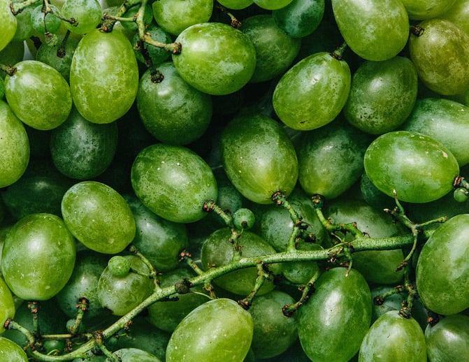 Fancy Crave stock image of green grapes Exemple de photos libres de droits Fancy Crave