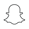 logo snapchat blanc