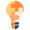 Icon light bulb puzzle 120 x 120