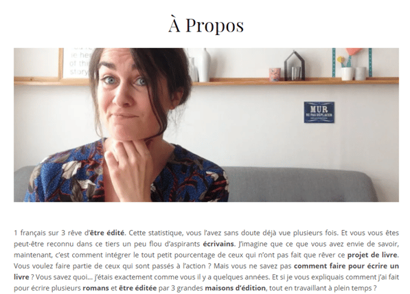 Page a propos Fais-en un livre