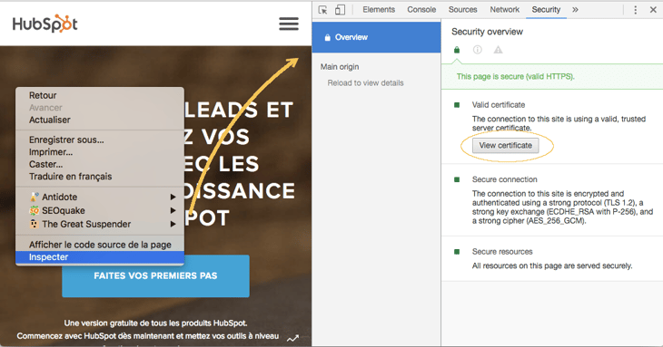 Comment vérifiez dans chrome que le certificat SSL soit valide. Comment vérifiez dans chrome que le certificat SSL soit valide.