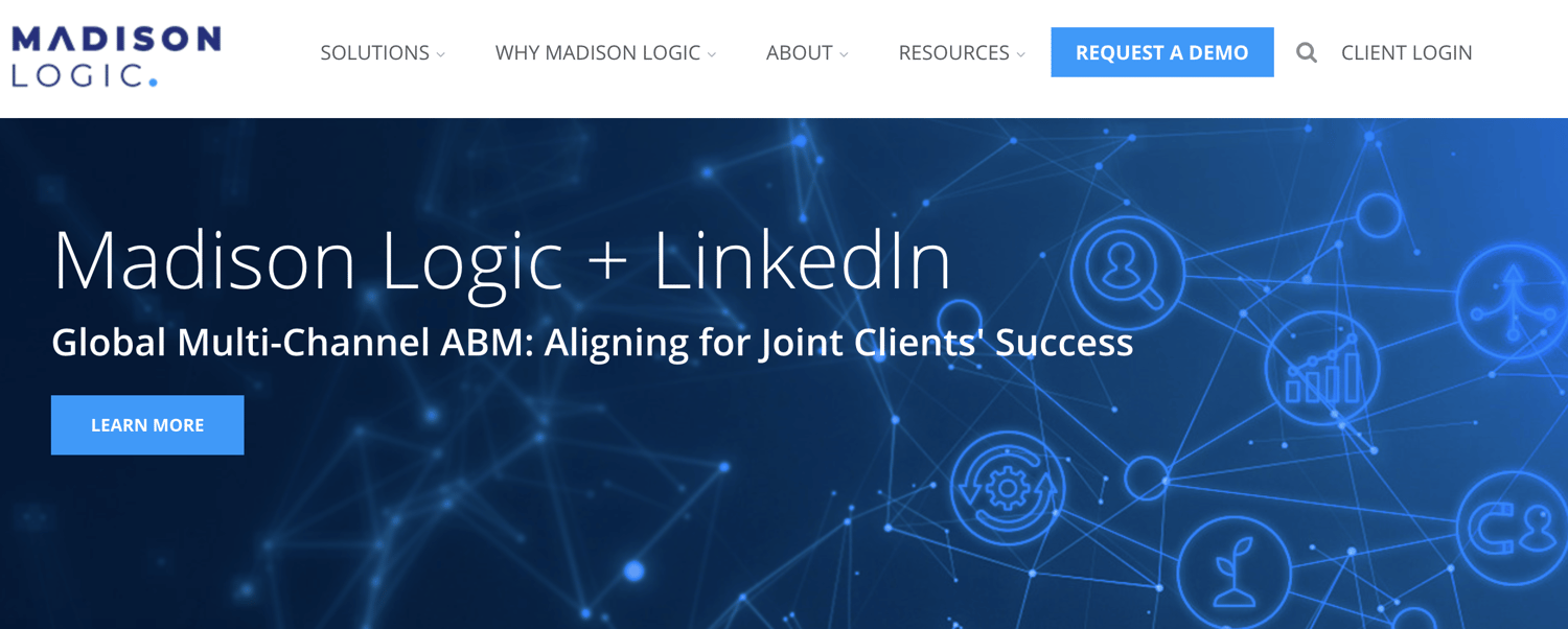 Exemple de logiciel ABM MadisonLogic
