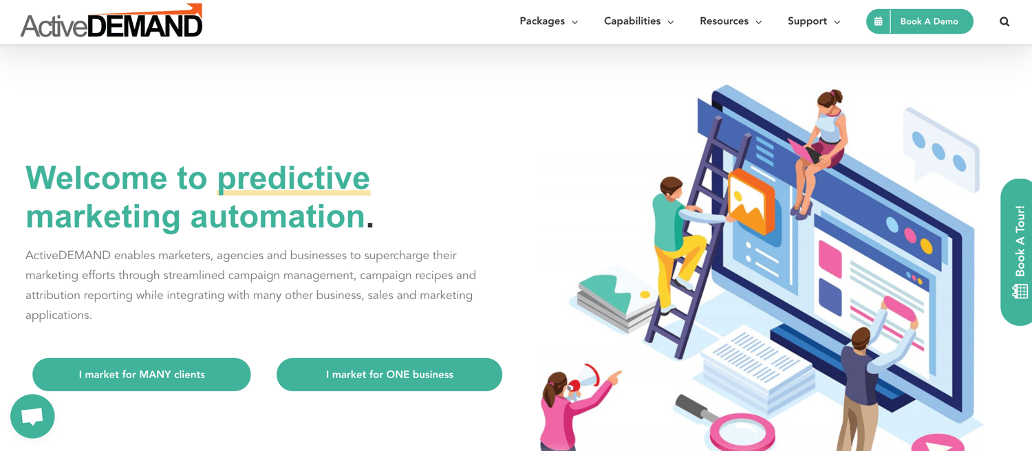 Logiciel de marketing des comptes stratégiques ActiveDemand