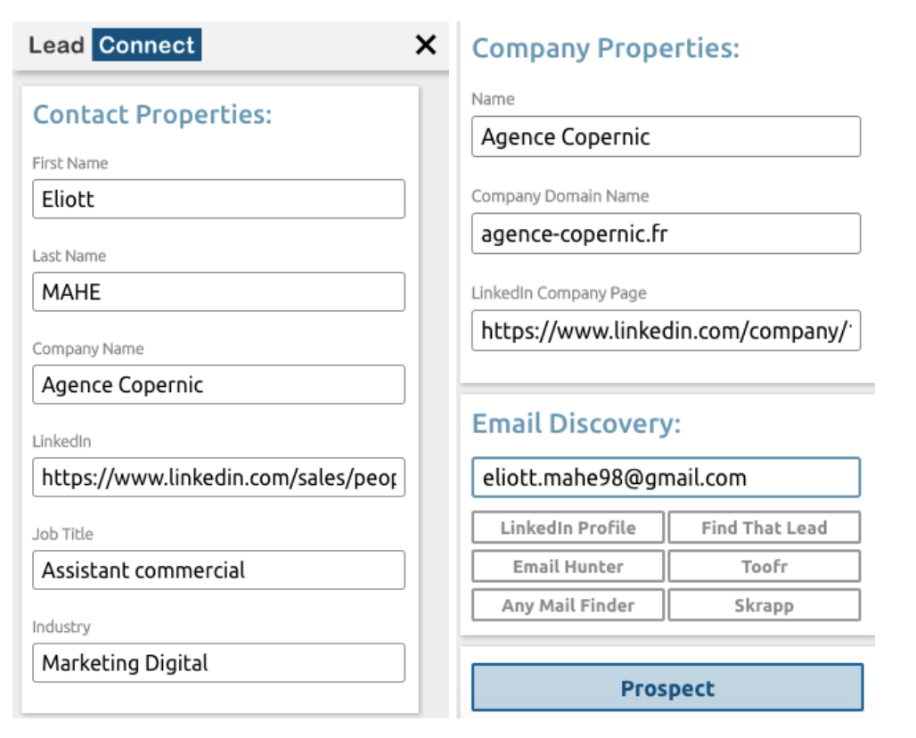 Prospection LinkedIn avec HubSpot