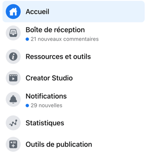 outils de publication facebook pour créer un sondage