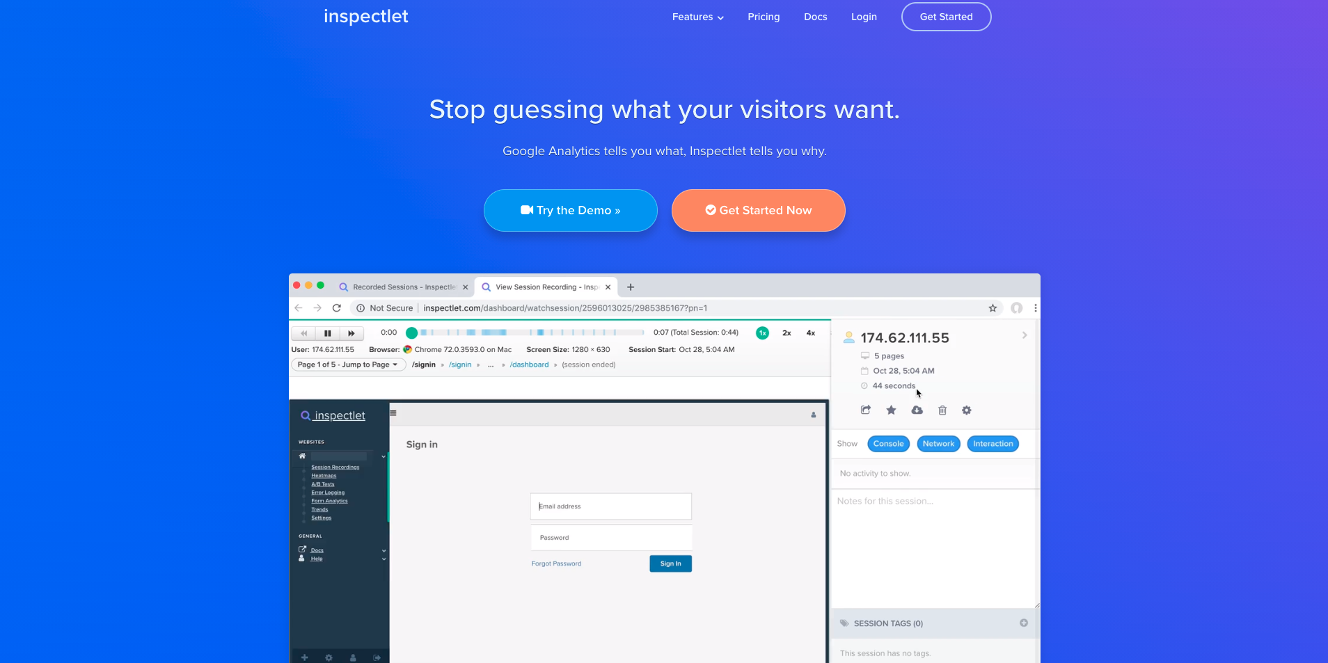 Inspectlet