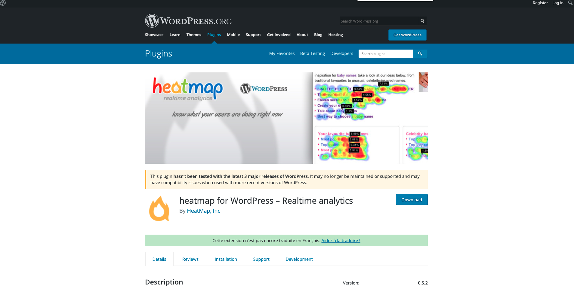 Heatmap for WordPress