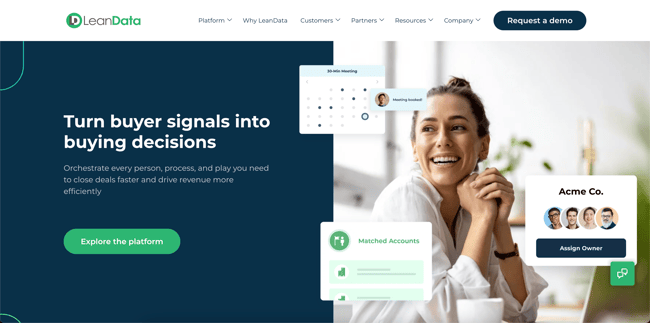 Meilleurs logiciels de marketing des comptes stratégiques : LeanData