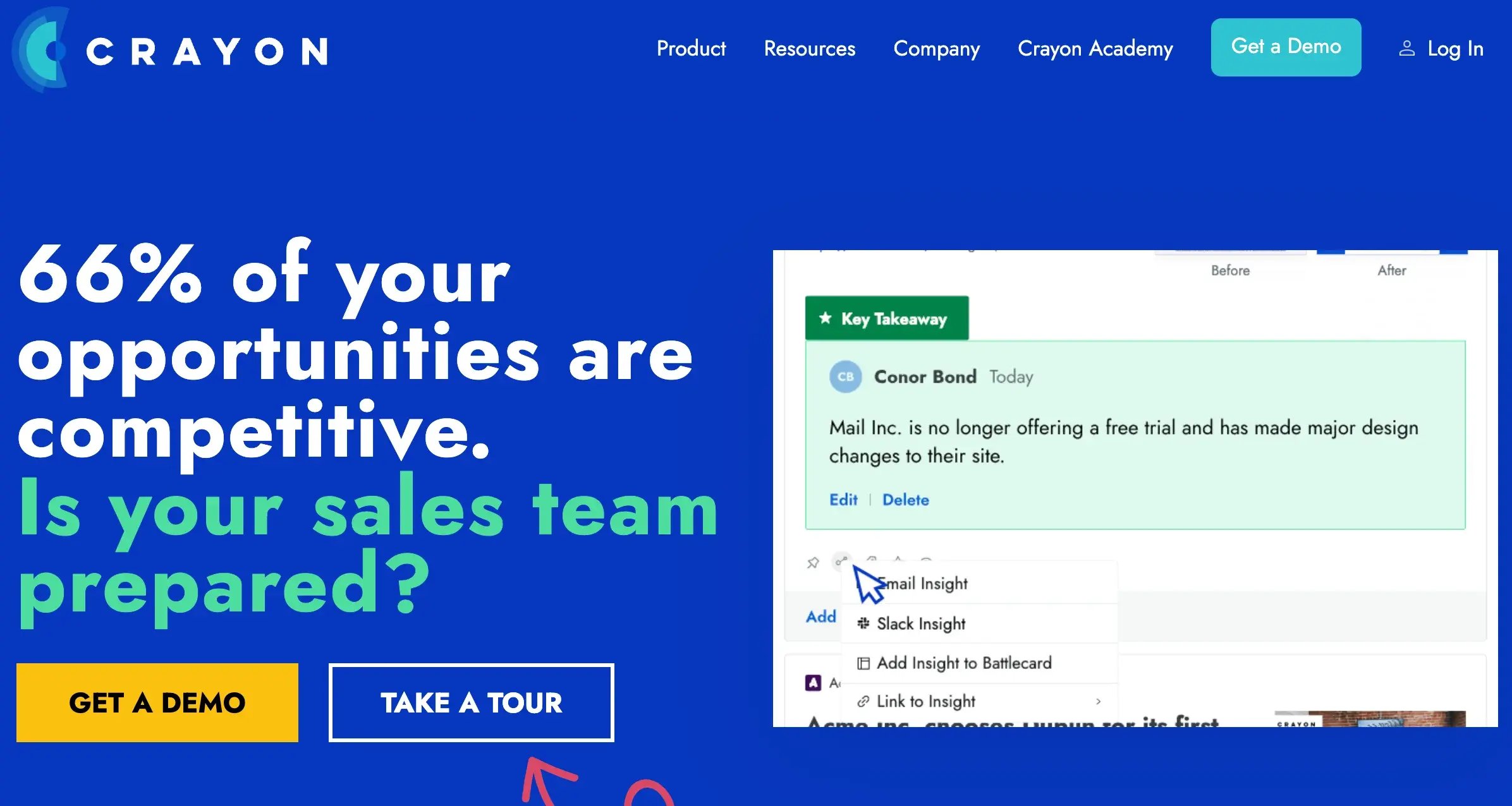 Crayon, outils de veille concurrentielle