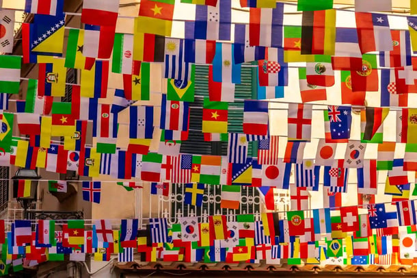 drapeaux internationaux
