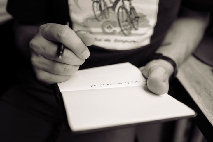 Ecriture carnet Ecriture carnet