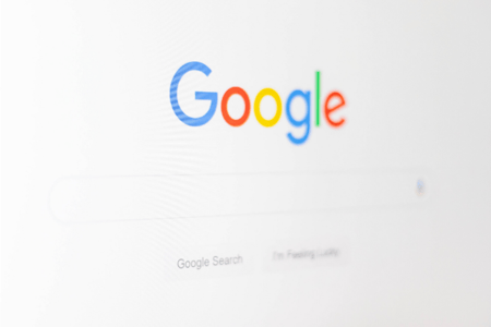 Page d'accueil de Google