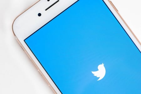twitter on smartphone