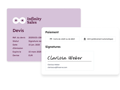 signature de devis