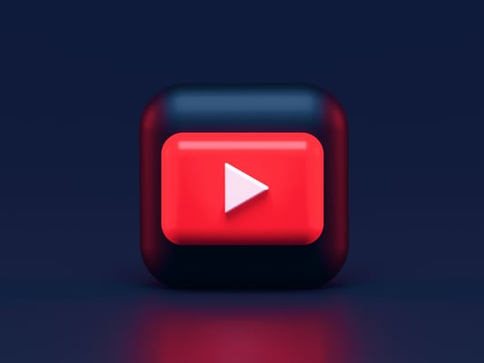 Logo YouTube pour promouvoir sa vidéo