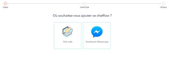 Création d'un chatbot Messenger avec HubSpot