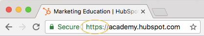 URL https dans chrome URL https dans chrome