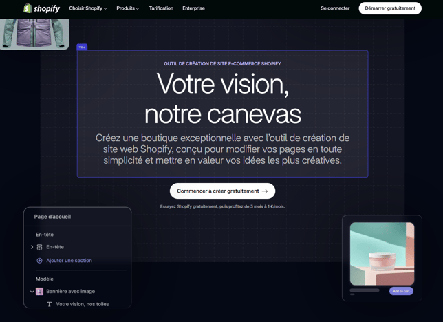cms e-commerce shopify