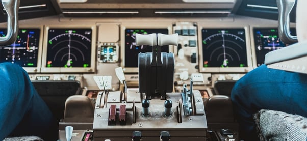 Expérience utilisateur ou UX représentée par un cockpit