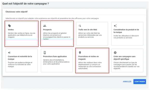 google max objectifs