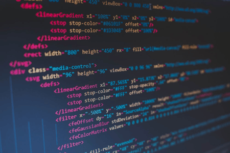 Code HTML d'un site web