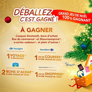 concours noel carrefour