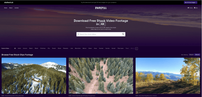 Dareful - Des vidéos libres de droits et gratuites
