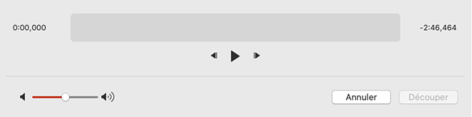Découpage de fichier audio