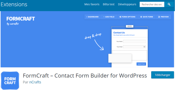 FormCraft plugin WordPress