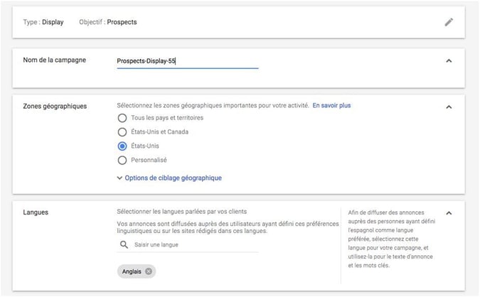 Langues et zones géographiques