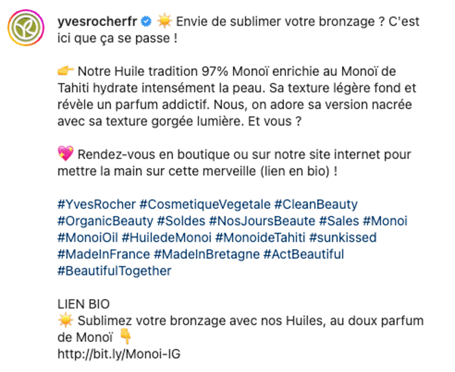 Légende Instagram sur le thème de la beauté