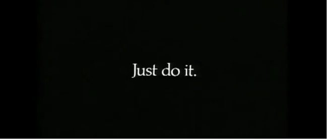Le slogan « Just do it » de Nike