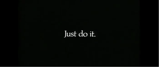 Le slogan « Just do it » de Nike