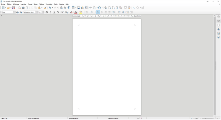 traitement de texte gratuit LibreOffice Writer