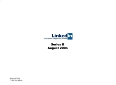 Exemple pitch deck LinkedIn