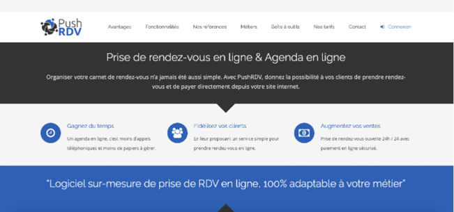 Logiciel de prise de rdv PushRDV