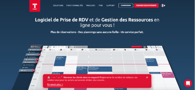Logiciel de prise de rdv Timify