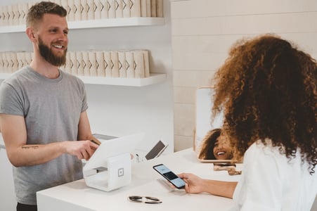 Vente dans un magasin