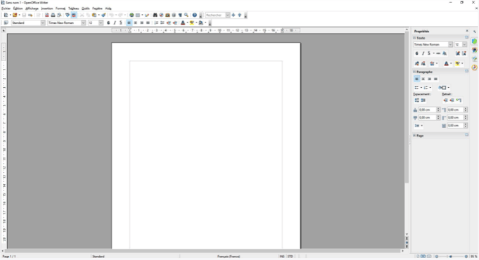 Logiciel de traitement de texte gratuit OpenOffice Writer