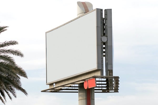 panneau publicitaire