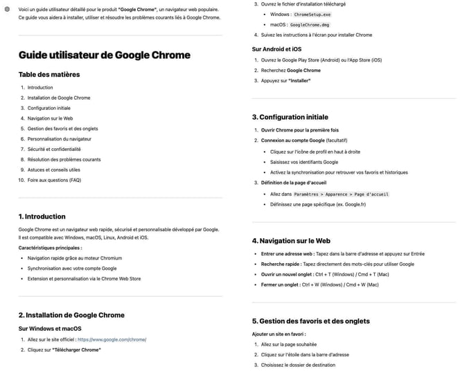 Rédiger un guide étape par étape pour l'utilisation d'un produit