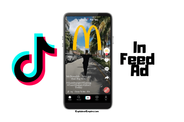 tiktok ads - in-feed ads