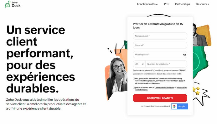 helpdesk ZohoDesk