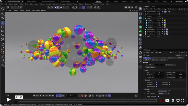 motion design - cinema 4D