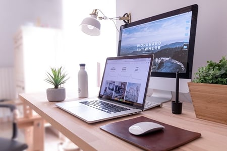 site internet sur ordinateur