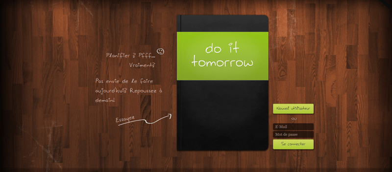 La plateforme Do It Tomorrow